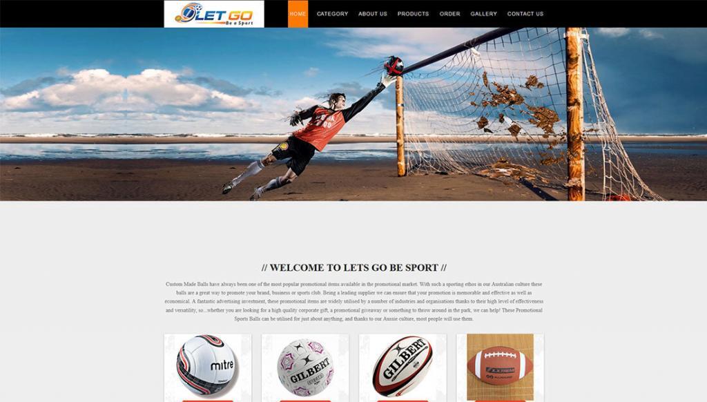 Let-Go-Sports-Website-Design