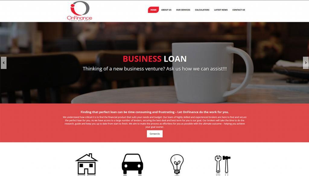 On-Finance-Website-Design