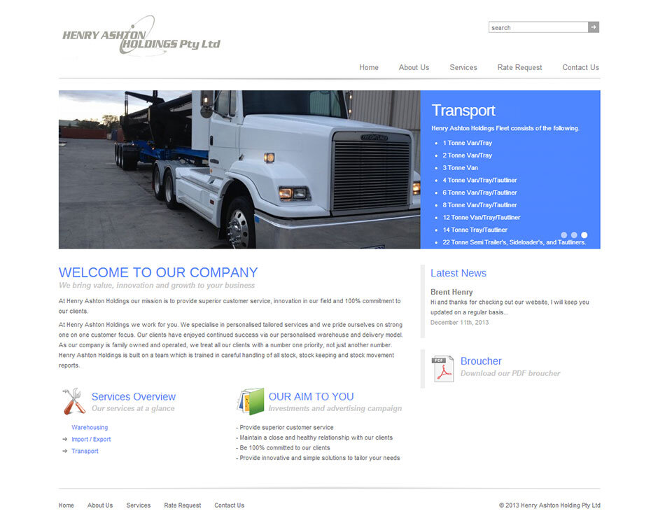 transport-website-design